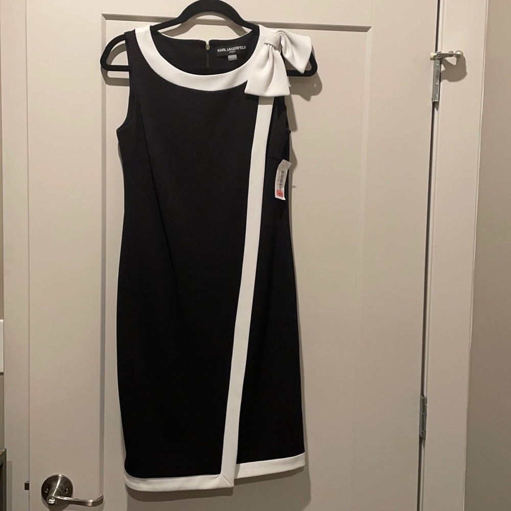 New without tags Black Karl Lagerfeld dress. Size 4